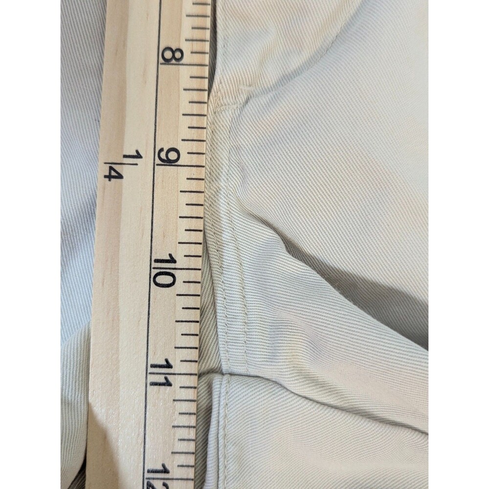 Vintage Polo Ralph Lauren Chino Shorts Men's 32 Tan Pleated Casual Classic - Picture 11 of 12